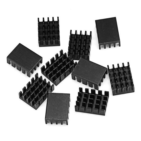 50Pcs 19x14x7mm Heat Sink Chip Special Radiator Aluminum Heat Conduction