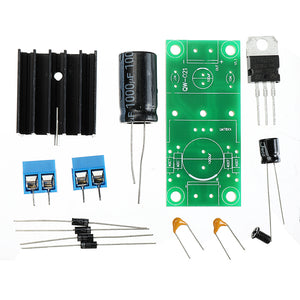 Rectifier Filter Power PCB Board Kit Single Power Rectifier Filter Board Circuit Board 12V Full Set of Parts