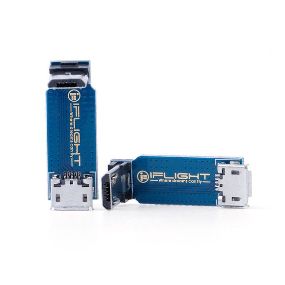 L Type Micro USB Transfer Extension Module Cable Female to Male for RC Drone FPV Racing