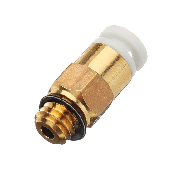 5pcs Creality 3D M6 Thread Nozzle Brass Pneumatic Connector Quick Joint For 3D Printer Remote