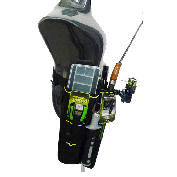 ZANLURE 19x6x33cm Nylon Black Lure Fishing Bag Outdoor Multi-functional Tactical Waist Leg Pack