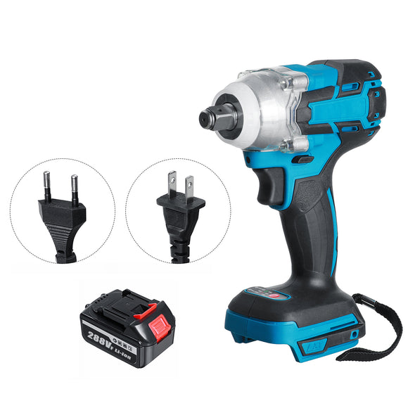 288VF 21V 800NM Cordless Brushless Impact Wrench Drill Portable Electric Wrench W/ None/1pc/2pcs Battery