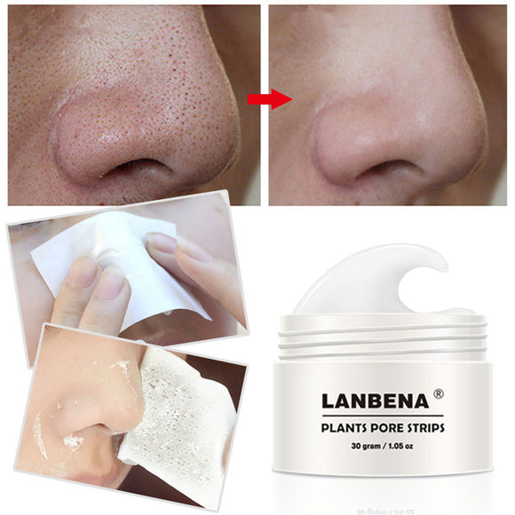LANBENA Blackhead Removal Mask Nose Peel Off Deep Cleansing Pore Shrinking Skin Care Treatment