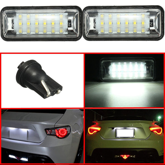 LED License Plate Light Lamp For Subaru BRZ Legacy WRX STI Impreza XV Crosstrek