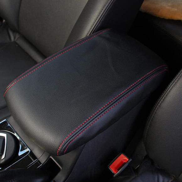 Microfiber Leather Car Center Console Arm Rest Cover Cushion for Toyota Highlander 2008-2013