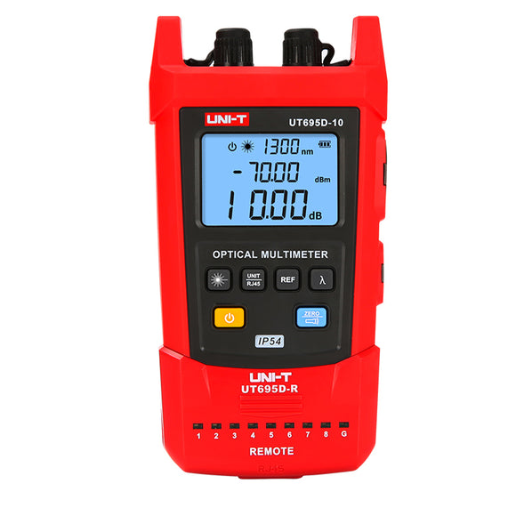 UNI-T UT695D-10 Optical Multimeter Optical Power Meter Visual Fault Locator Remotecable Tester for Optical Cable Construction and Maintenance