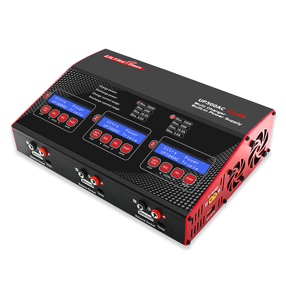 Ultra Power UP300AC Triple 3X100W 20A 3CH Battery Balance Charger