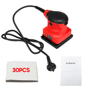 220V Electric Orbital Sander Flat Sanding Machine Sandpaper Grinding Machine