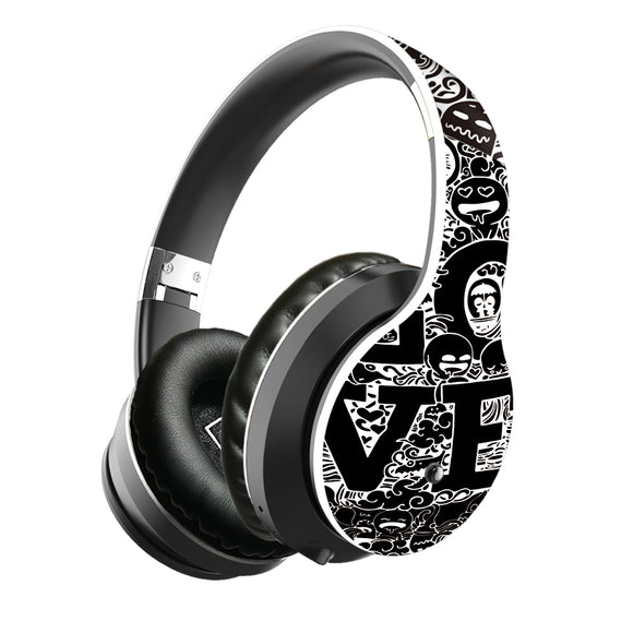 Bakeey EL-B1 Wireless Headphones bluetooth 5.0 Stereo Sports Headset Gaming Headset Graffiti Foldable Telescopic Earphones with Mic