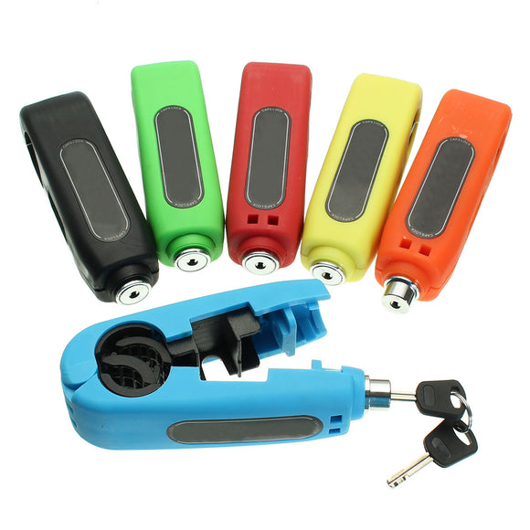 Handlebar Brake Lever Grip Lock Security Anit Theft Caps-Lock Motrcoycle Scooter