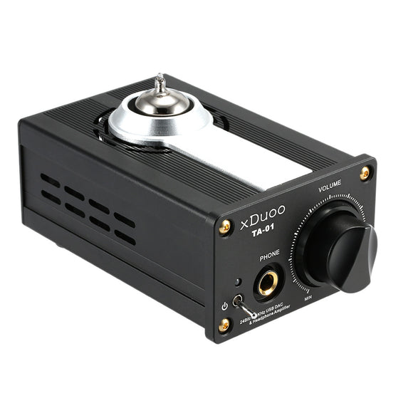 Xduoo TA-01 Hifi 24bit/192KHz USB DAC Tube Headphone Tube Power Class A Buffer Amplifier