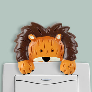 Funny Animals Resin Switch Stickers Bedroom Parlor Home Decor New Wall Stickers