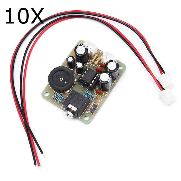 10Pcs TDA2822 Power Amplifier Audio Stereo Module DIY Kit Electronic Learning Suite
