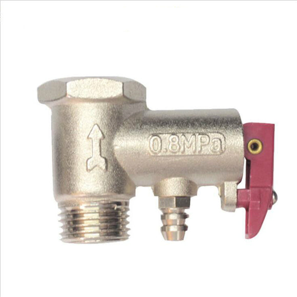G1/2 Brass Valve Electric Water Heater Relief Pressure Safety Spring Type Valves