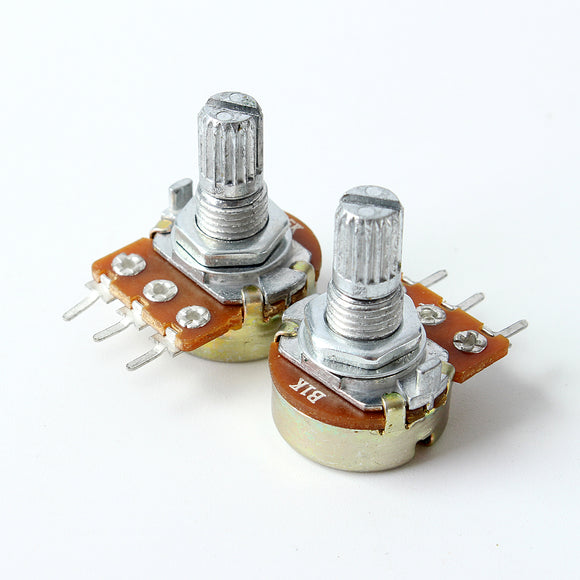10pcs Rotary B-Type 1K-220K Ohm Linear Potentiometer Assortment Kit 1/2W