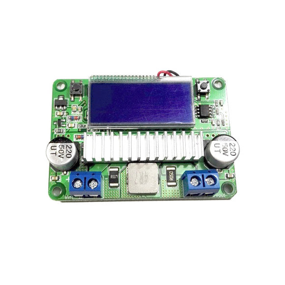 3A DC-DC Adjustable Boost Power Supply Module With Dual LCD Display Voltage Ammeter No Housing