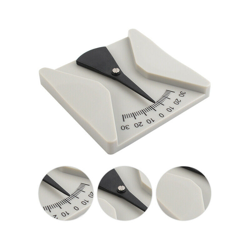 2pcs Eyeglasses Angle Ruler Measuring Tool Protractor Pantoscopic Angl ...