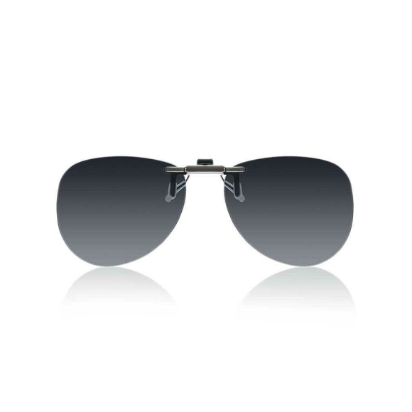 TS Clip-on Sunglasses TAC Polarized Lenses Zinc-Alloy 135 Degree Random Upturn