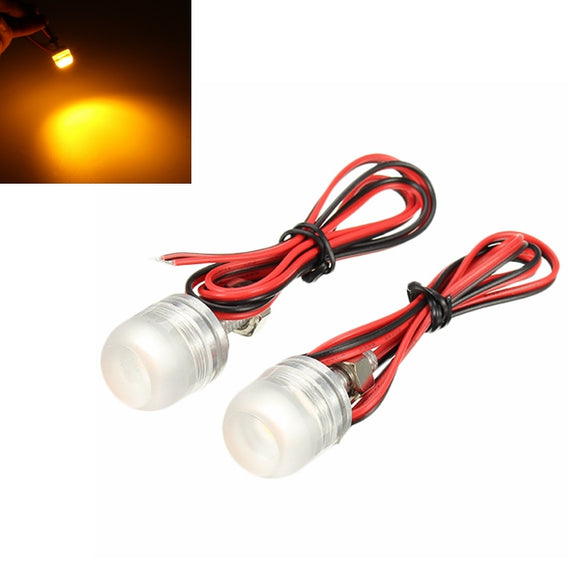 Motorcycle License Plate Tail Lights LED Screw Lamp Brake Lights