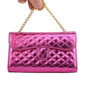 Long Pearl Chain Card Slot Wallet Case For Samsung Galaxy S4 i9500
