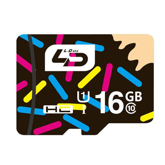 LD 16GB Class 10 High Speed Data Storage Flash Memory Card TF Card for Samsung Mobile Phone
