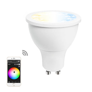 GLEDOPTO GL-S-004Z AC100-240V Zig.Bee ZLL Smart APP Control WW/CW GU10 5W LED Spotlight Bulb