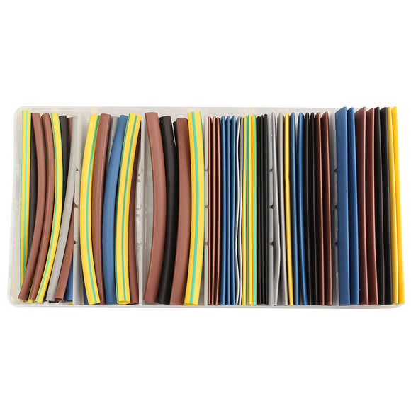 71Pcs Halogen-Free 5 colors 2:1 Heat Shrink Tubing Wire Cable Sleeving Wrap Wire Kit