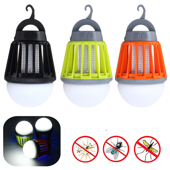 Elfeland LED Mosquito Killer Lamp Waterproof Light Bulb USB Charging  Mosquitoes Repeller