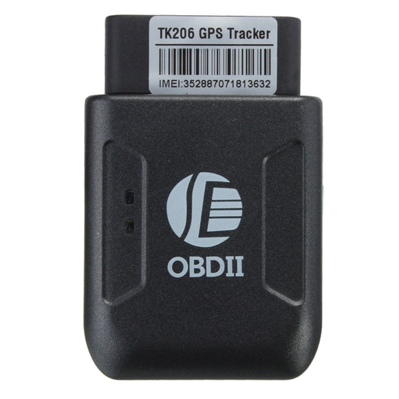 TK206 Car Truck Vehicle GPS Real Time Tracker Mini Tracking Device OBD II GSM GPRS