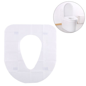 IPRee 10 pcs Disposable Toilet Seat Cover Mats Maternal Travel Toilet Pad Paper Padded Cushion