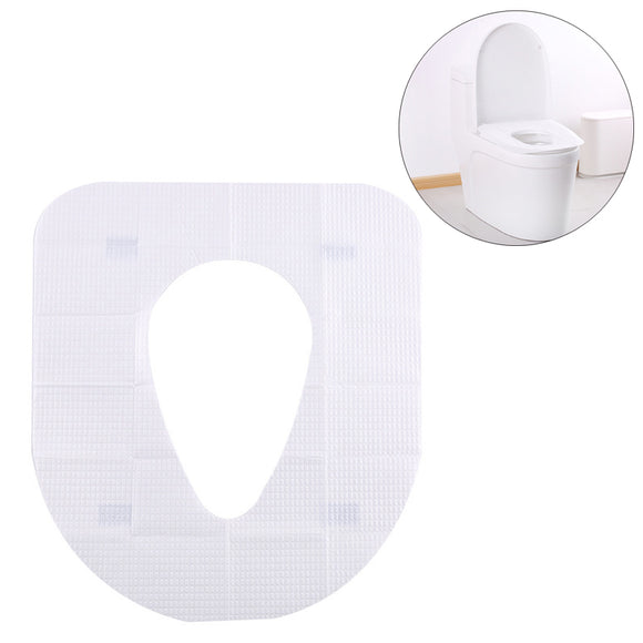 IPRee 10 pcs Disposable Toilet Seat Cover Mats Maternal Travel Toilet Pad Paper Padded Cushion