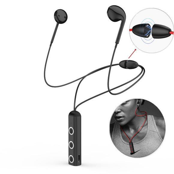 BT313 Hifi Wireless bluetooth Earphone Magnetic Waterproof Sports Stereo Heavy Bass Headphone