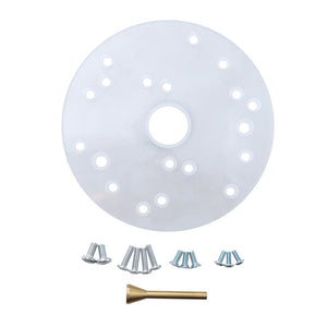 164mm Diameter Clear Acrylic Universal Router Base Plate Woodworking Tool for Makita
