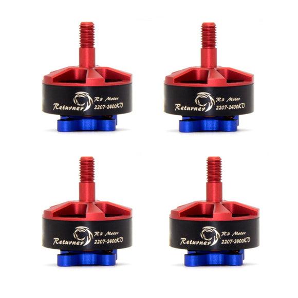 4X BrotherHobby Returner R3 2207 2400KV FPV Racing Brushless Motor for FPV Racer RC Drone
