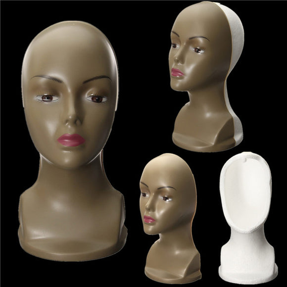 Foam Mannequin Head Wig Display Holder Manikin Styrofoam Female Model