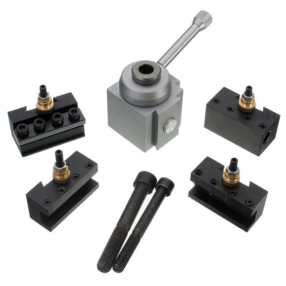 Mini Quick Change Tool Post Holder Kit Set For Table Hobby Lathes