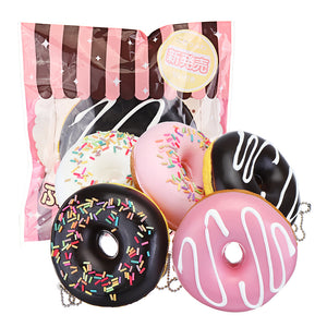 Cake Squishy Chocolate Donuts 9CM Scented Doughnuts Squeeze Jumbo Gift Collection With Packaging