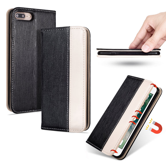 Bakeey Premium Magnetic Flip Card Slot Kickstand Protective Case For iPhone 7 Plus/8 Plus