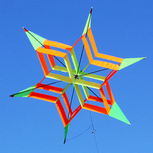 3D Colorful Flower Kite Single Line Outdoor sports Toy Light Wind Flying Kids