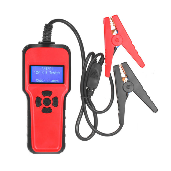 AE1801 6~18V Battery Capacity Tester Vehicle Battery Tester Auto Car Battery Analyzer Digital Car Tester with LCD Display
