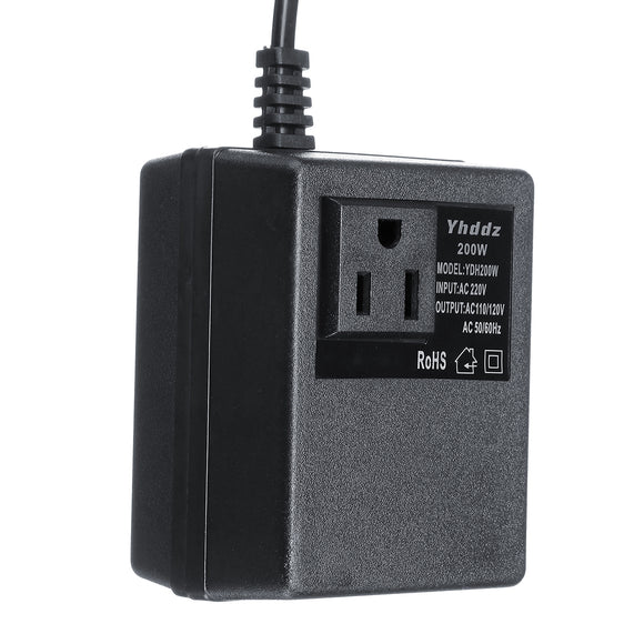 200W/300W Voltage Converter Transformer 220V To 110V Step Down Travel UK Plug