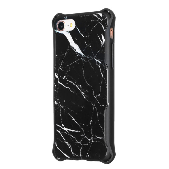 AUGIENB Marble Textured Soft TPU Protective Case For For iPhone X/XS/8/8 Plus/7/7 Plus/6s/6s Plus