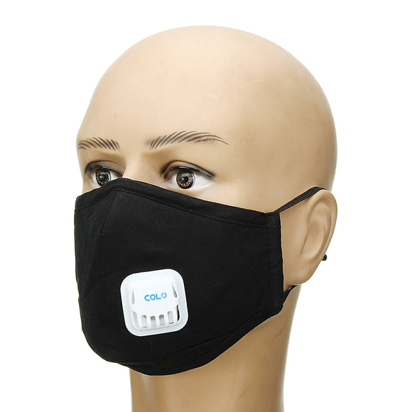 Cotton Anti Haze Dust PM2.5 Face Mask Washable Breathable 8 Colors