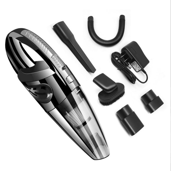 120W Multi-filter Dry Wet Wireless Car Vacuum Cleaner LED Light Portable Handheld Cordless High Power Vacuum Cleaner