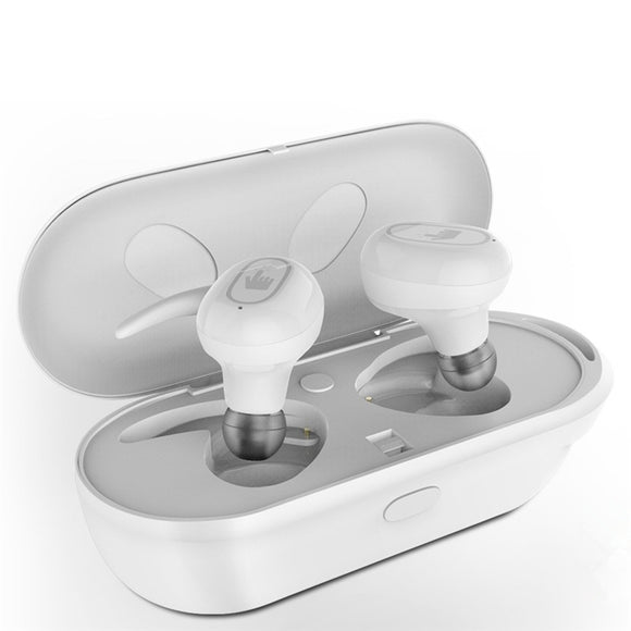 [True Wireless] TWS Dual bluetooth Earphone Portable Touch Control Headphones with Charging Box