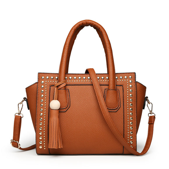 Faux Leather Designer Handbag Shoulder Bag For Women
