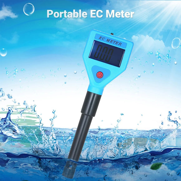 Portable EC Digital Water Quality Tester Aquarium Conductivity Meter Water Quality Analyzer