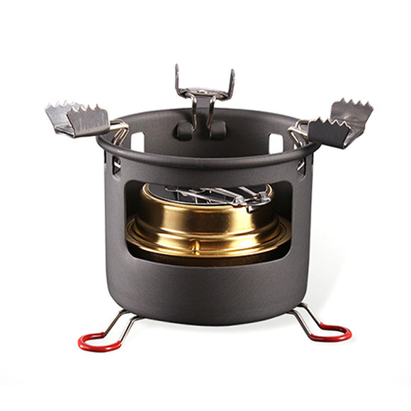 ALOCS CS-B13 Camping Picnic Alcohol Stove Set Portable Liquid Fuel Furnace Burner Cooker
