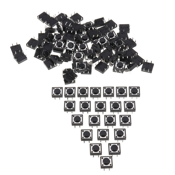 300pcs Momentary Tactile Push Button Switch 12x12x5mm