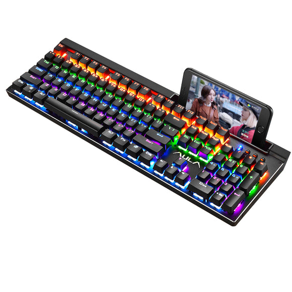 AULA Avenger 104 Key NKRO CIY Switch Mechanical Gaming Keyboard with Phone Support